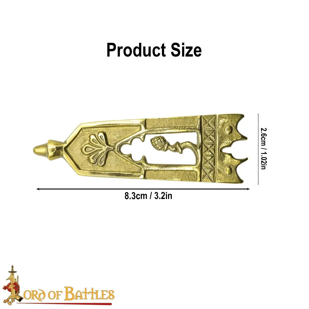1350 - 1450 Strap End 25mm Strap Width Acorn