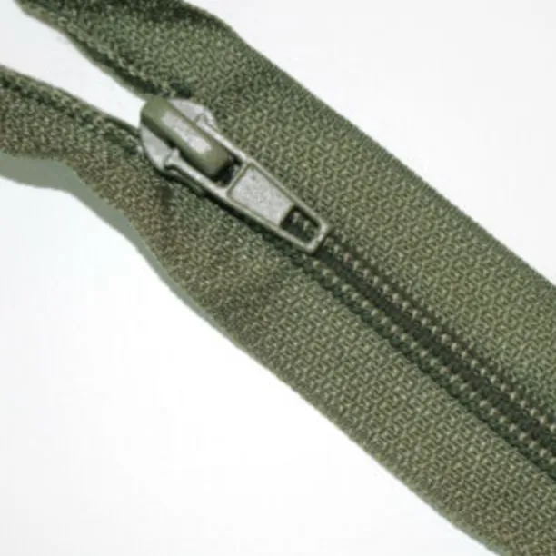 16" / 40cm Regular Nylon Open End Zip  - Select Colour