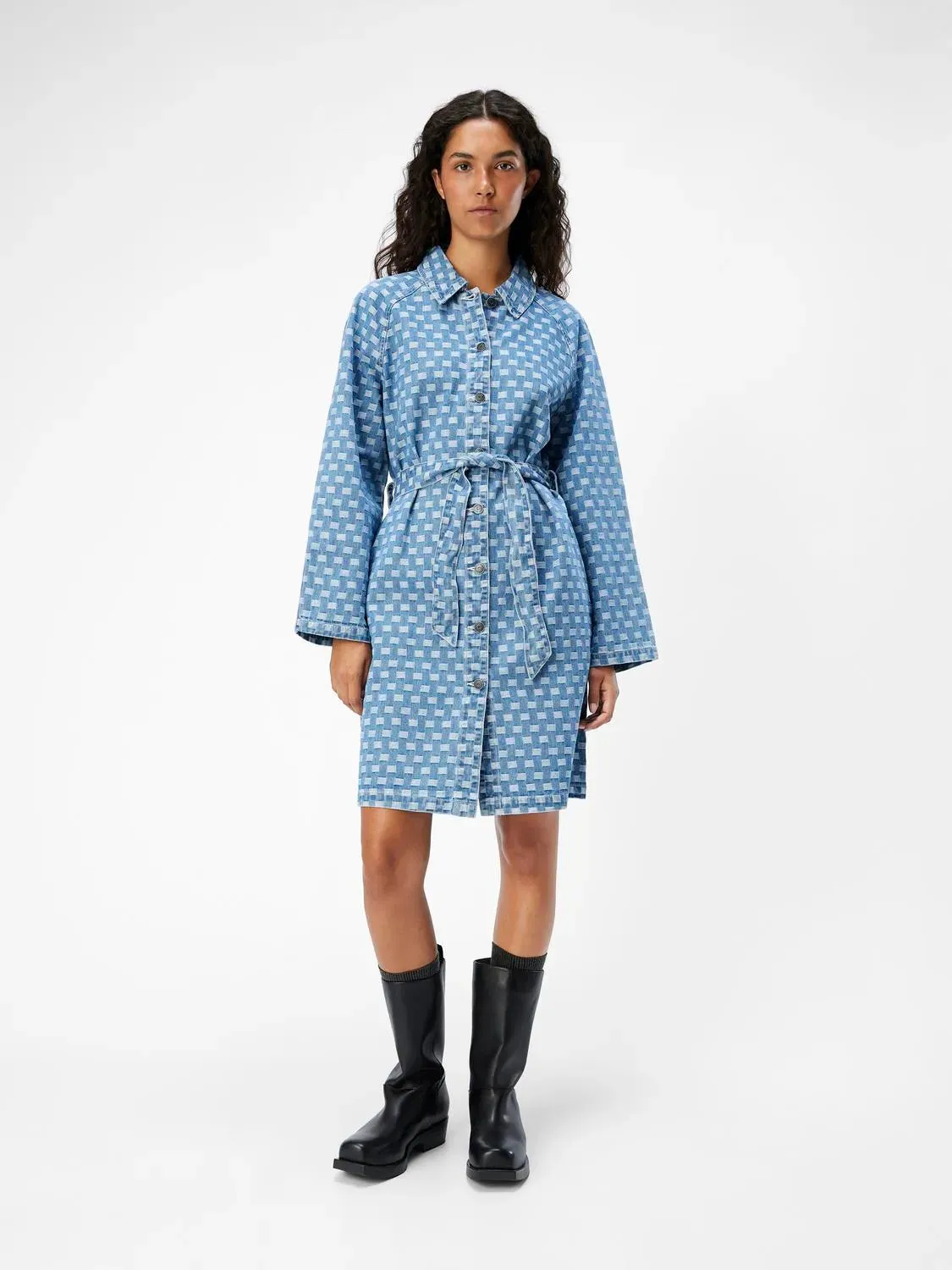 23044745 OBJHedda LO L/S Dress CC1 AW