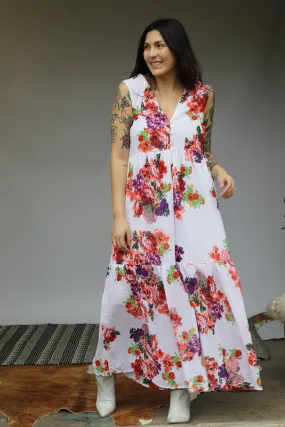 6157 White Floral Cutout Jumper (SINGLE)