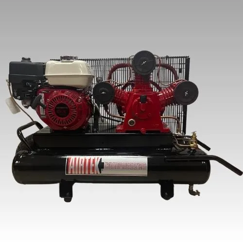 6.5 HP 8 Gallons Twin Single Stage Gas Portable Industrial Air Compressor