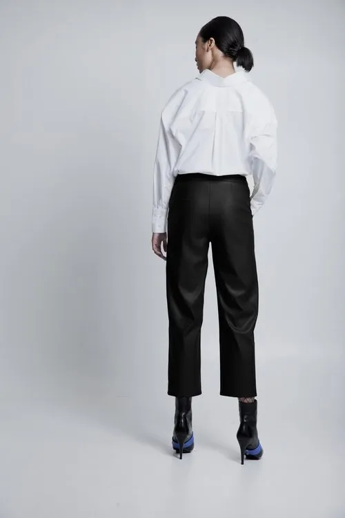 70% OFF Vegan leather pants black
