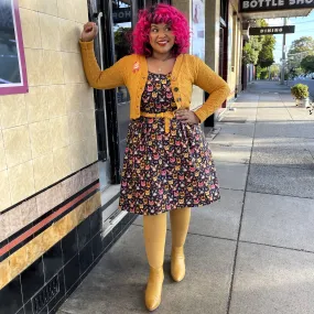 80 Denier Strumpfhosen - Colonel Mustard
