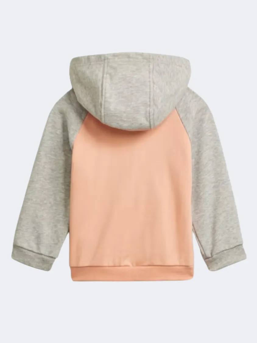 Adidas Badge Of Sport Logo Infant Unisex Training Suit Ambient Blush/Grey
