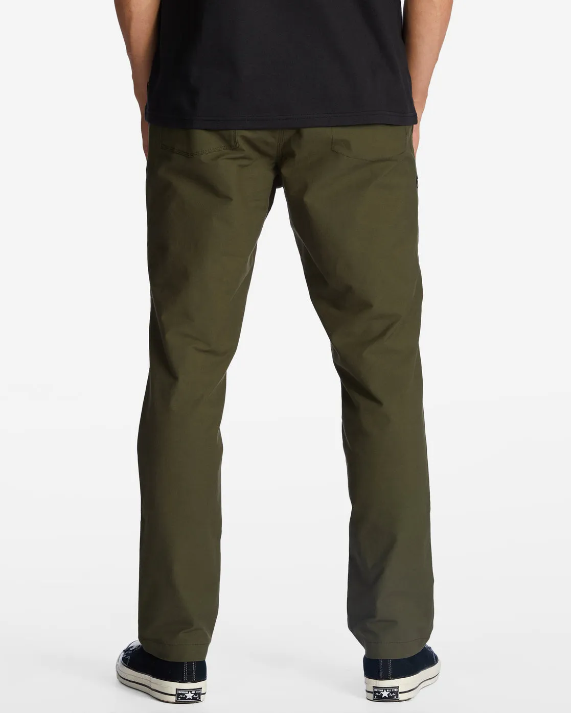 A/Div Surftrek Plus Organic Elastic Waist Pants - Dark Olive