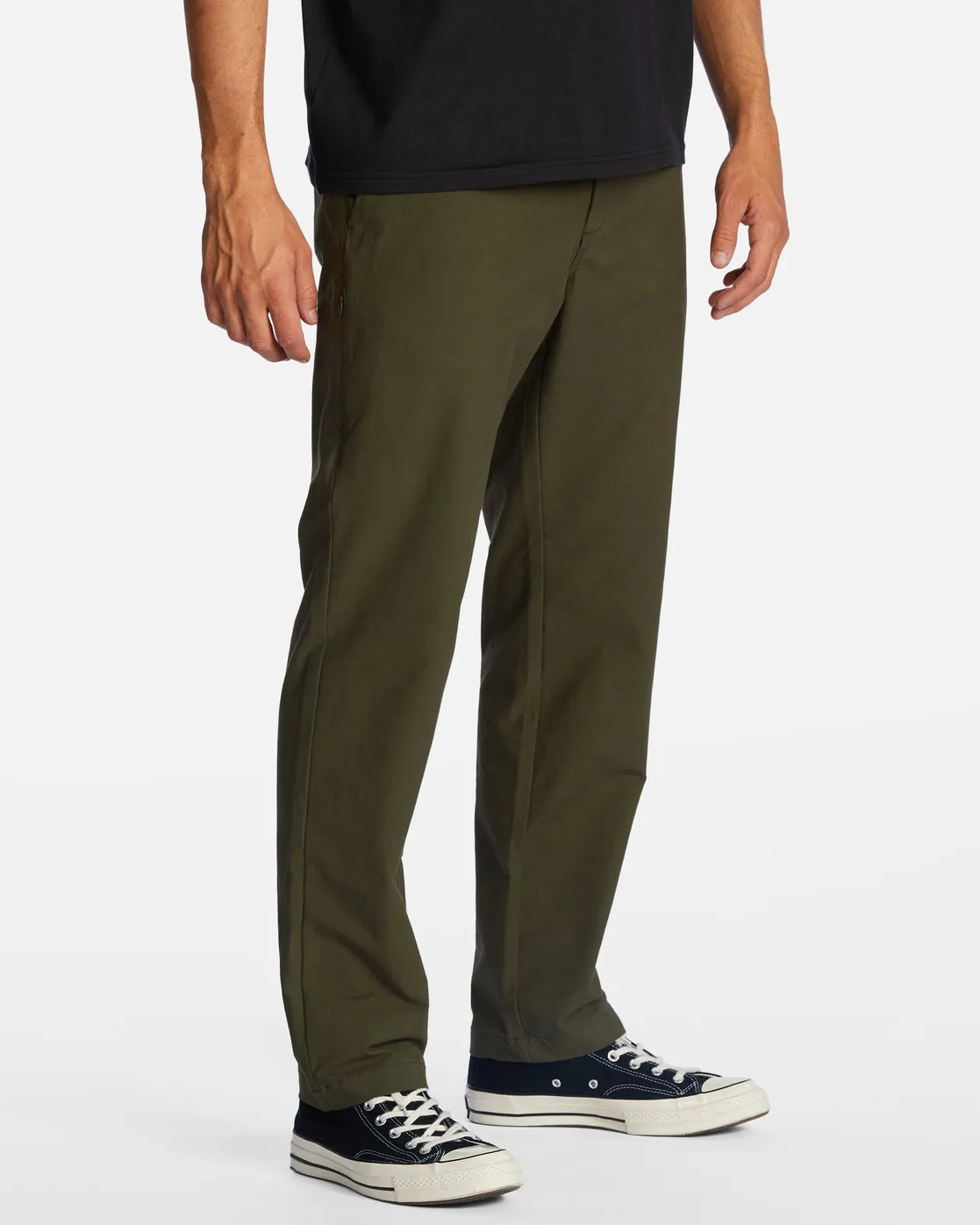 A/Div Surftrek Plus Organic Elastic Waist Pants - Dark Olive