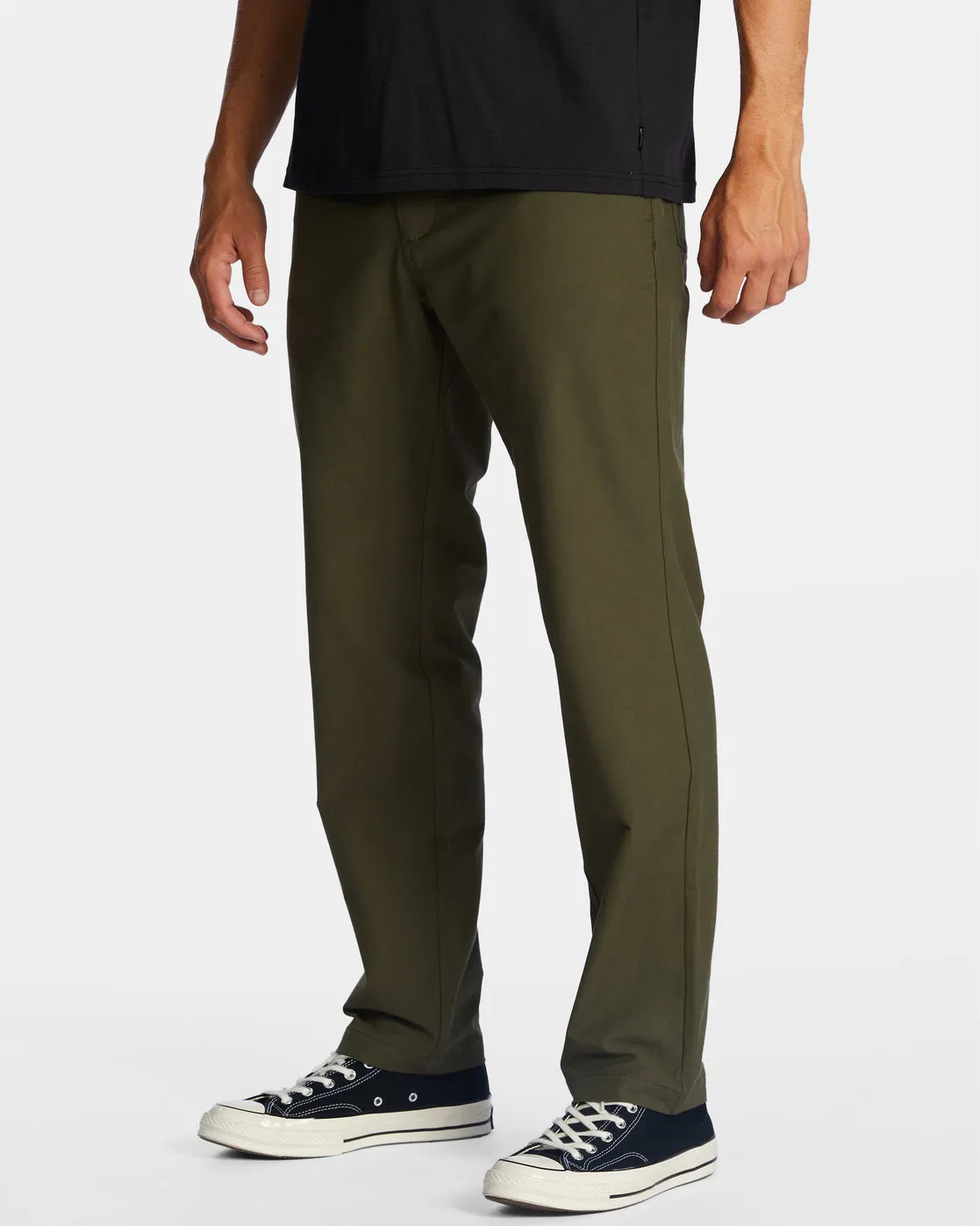 A/Div Surftrek Plus Organic Elastic Waist Pants - Dark Olive