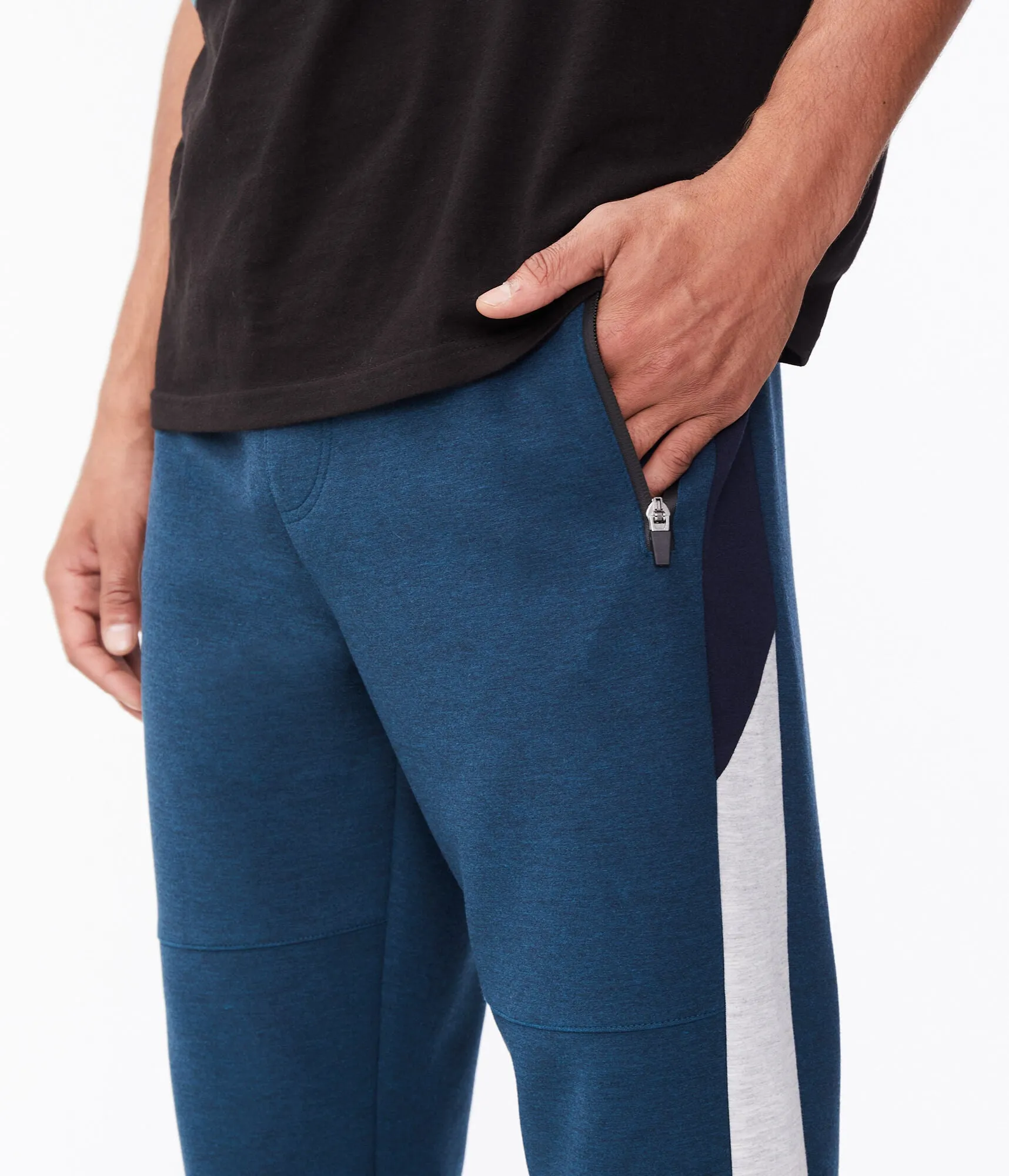 Aeropostale Colorblocked Stripe Tech Fleece Jogger Sweatpants***