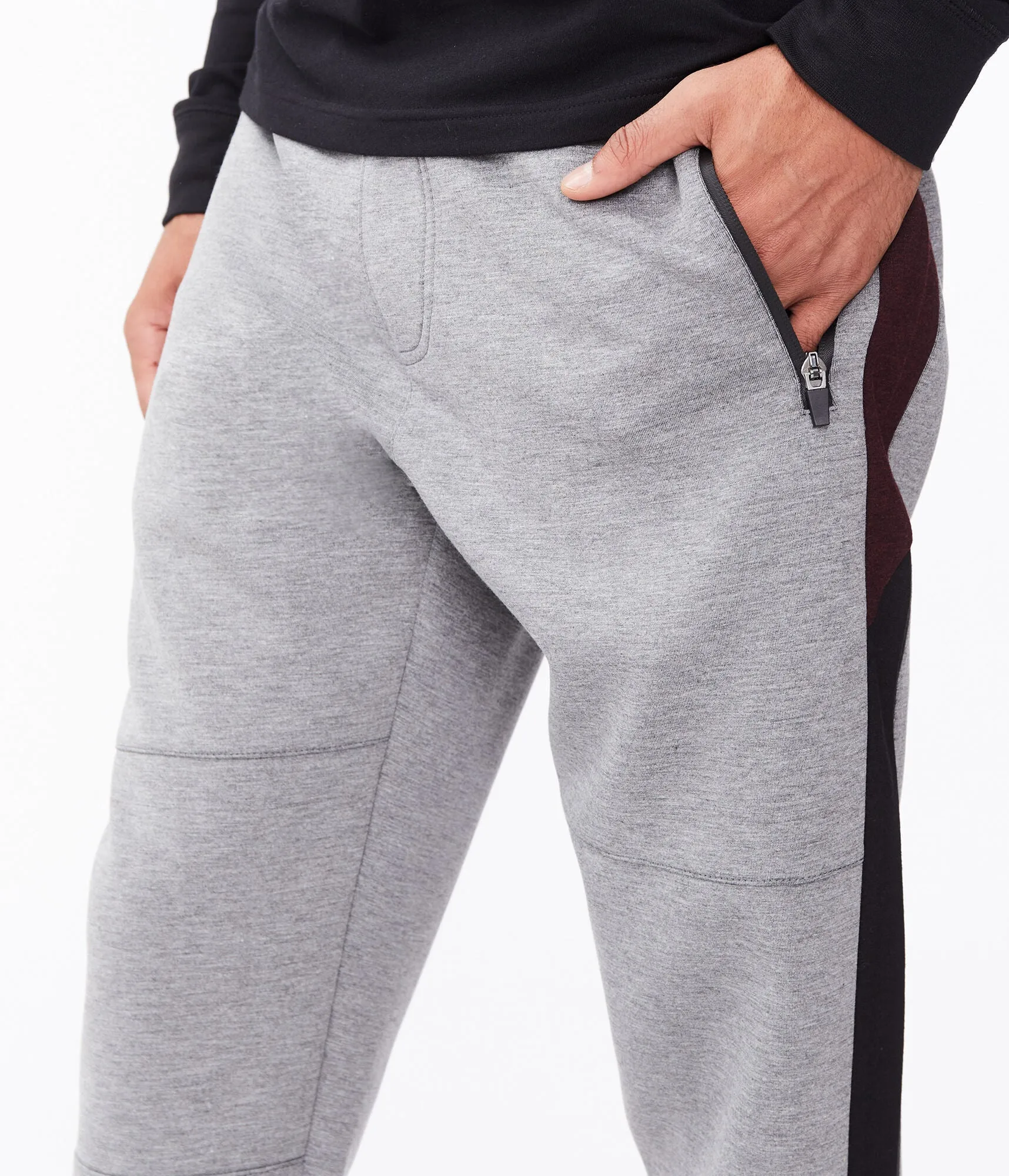 Aeropostale Colorblocked Stripe Tech Fleece Jogger Sweatpants***