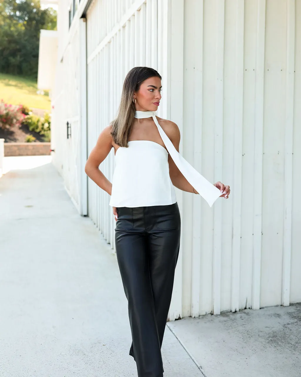 All I Need Leather Pant - Black