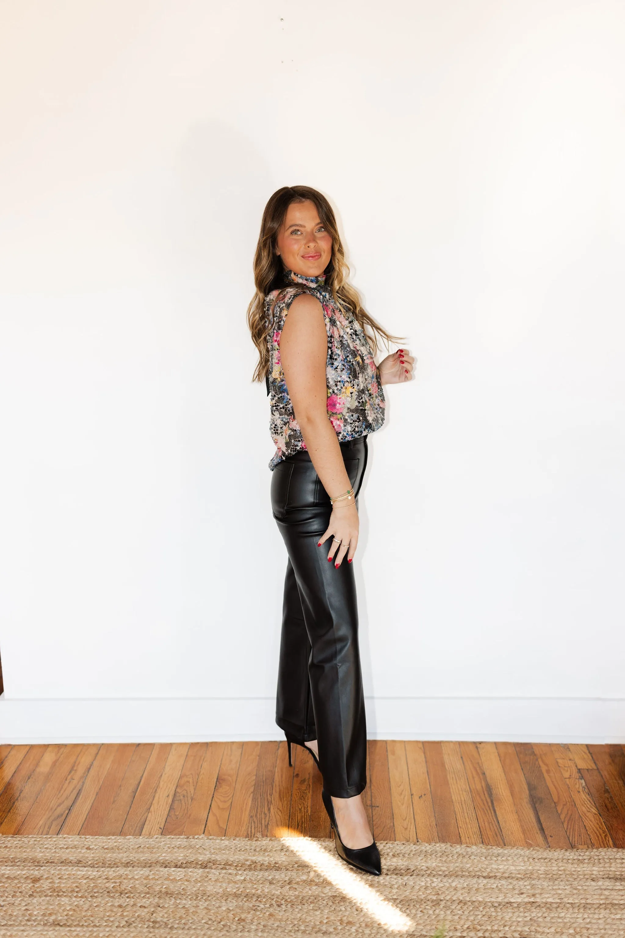 All I Need Leather Pant - Black