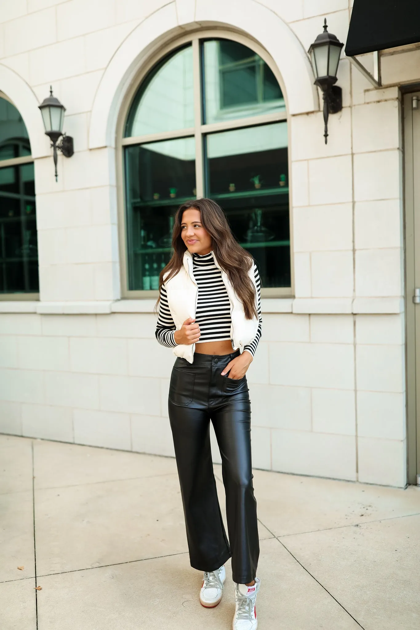 All I Need Leather Pant - Black