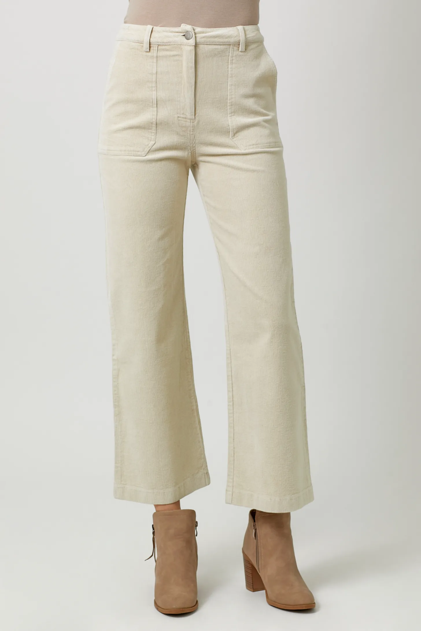 Almond Latte Corduroy Pant