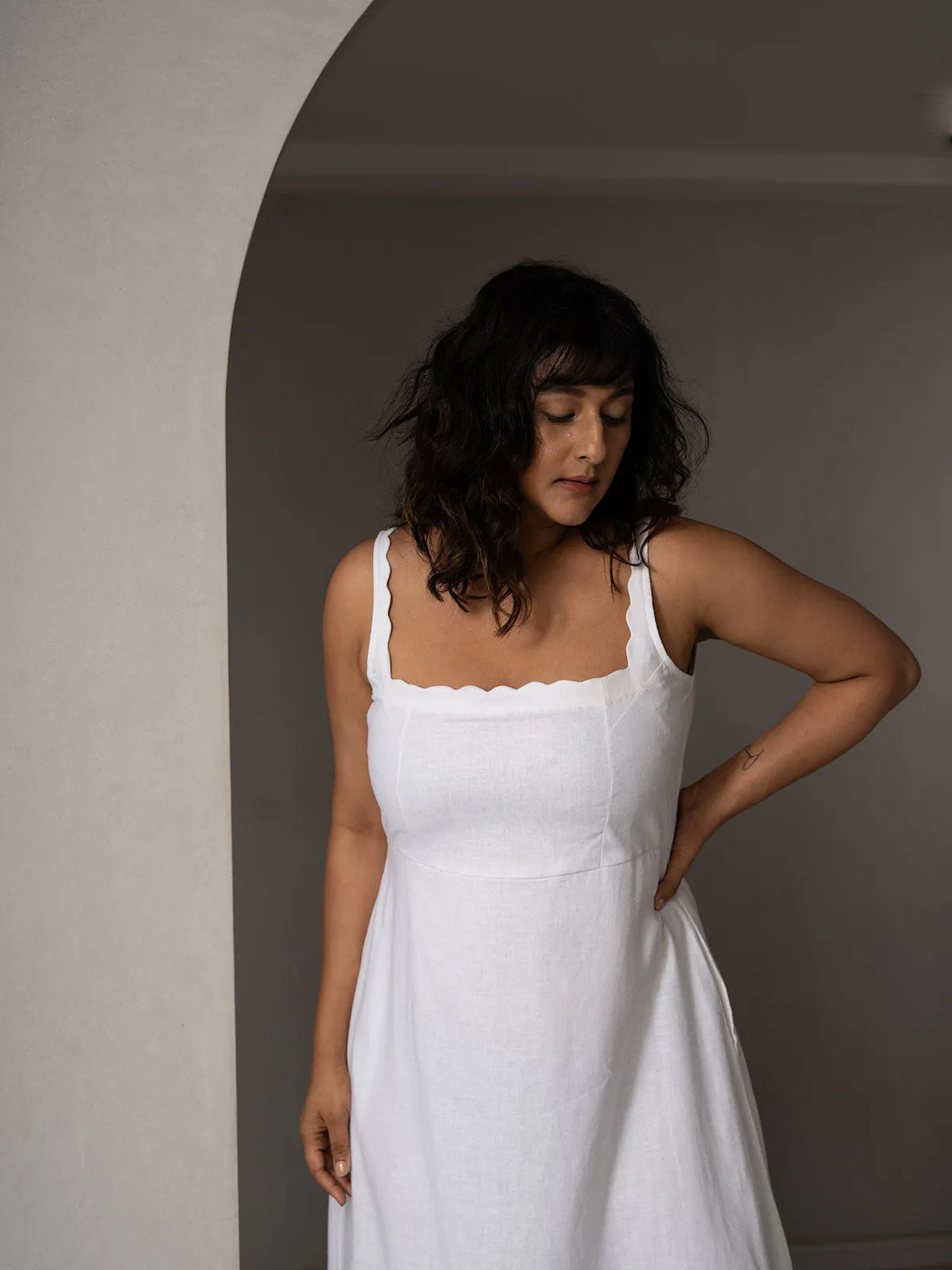 Amal Linen Day Dress