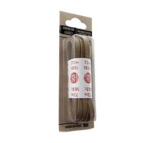American Legacy ® Premium Glazed Large Flat Laces | Alabaster