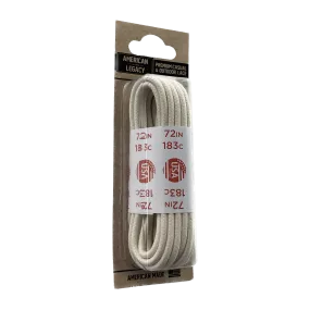 American Legacy ® Premium Glazed Large Round Laces | Natural