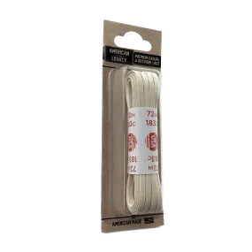 American Legacy ® Premium Glazed Medium Flat Laces | Natural
