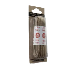 American Legacy ® Premium Glazed Medium Round Laces | Alabaster
