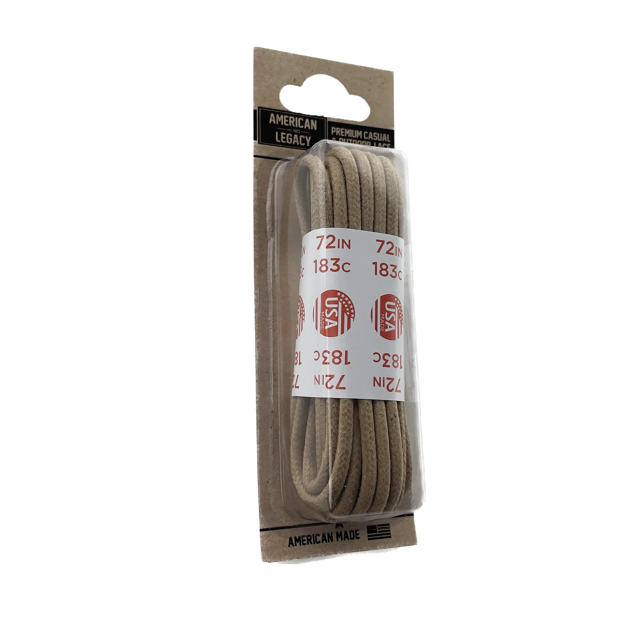 American Legacy ® Premium Glazed Medium Round Laces | Alabaster