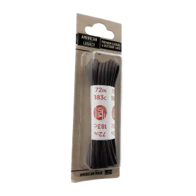 American Legacy ® Premium Glazed Medium Round Laces | Dark Brown