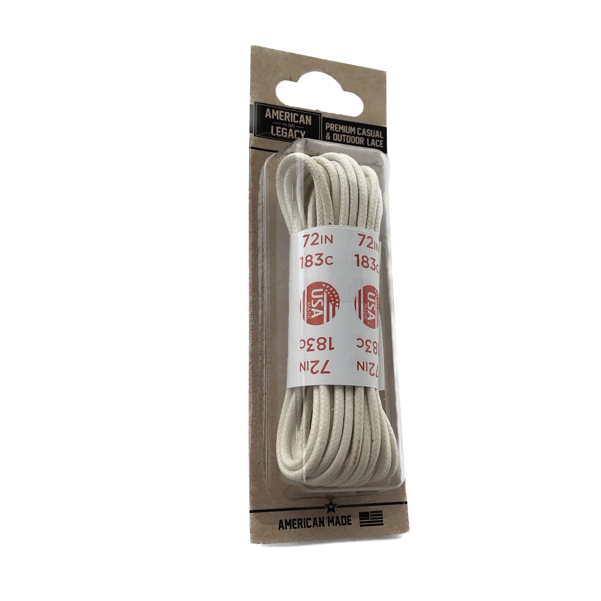 American Legacy ® Premium Glazed Medium Round Laces | Natural
