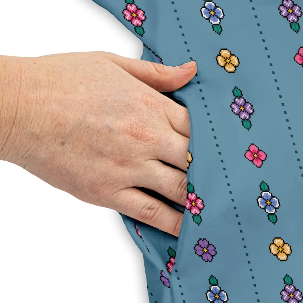 Arcade Pixel Flowers Dress