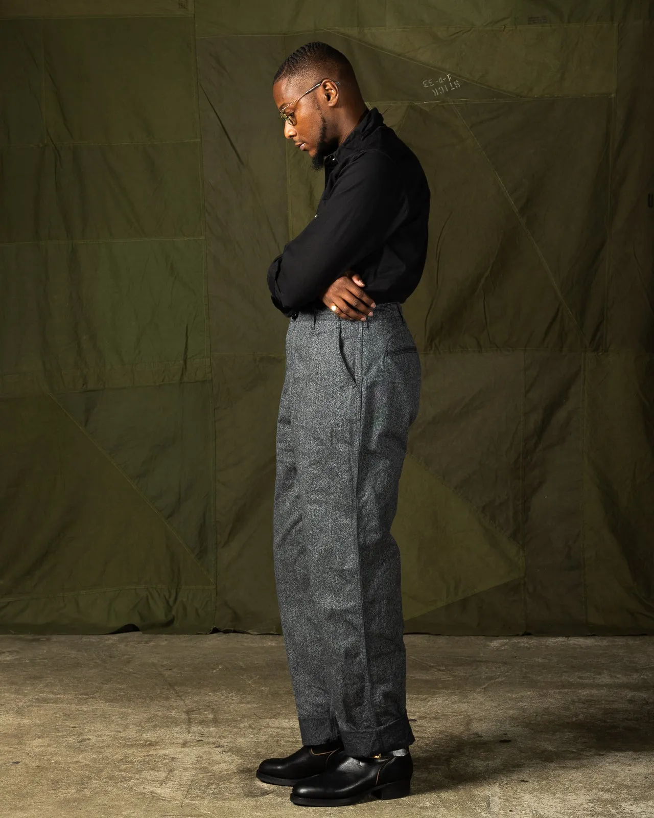 Army Chinos - Salt & Pepper (Washed)