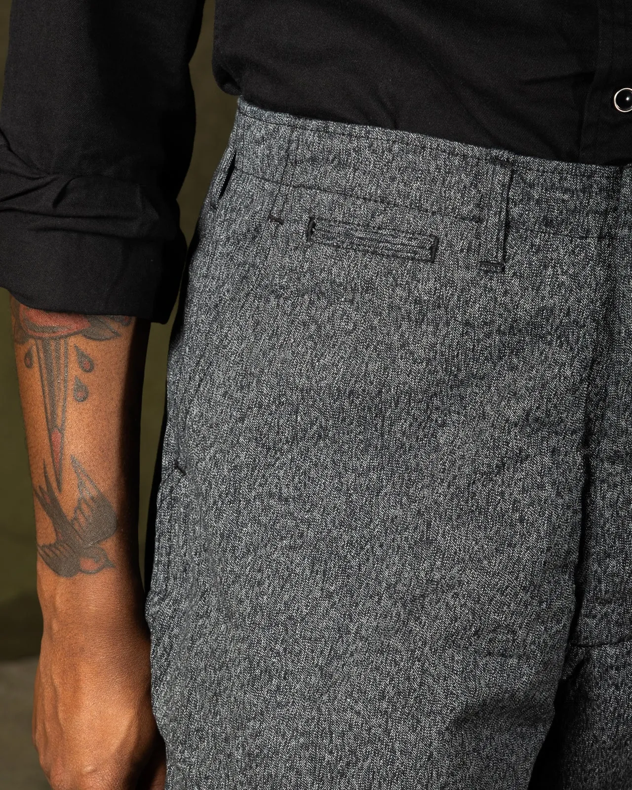 Army Chinos - Salt & Pepper (Washed)