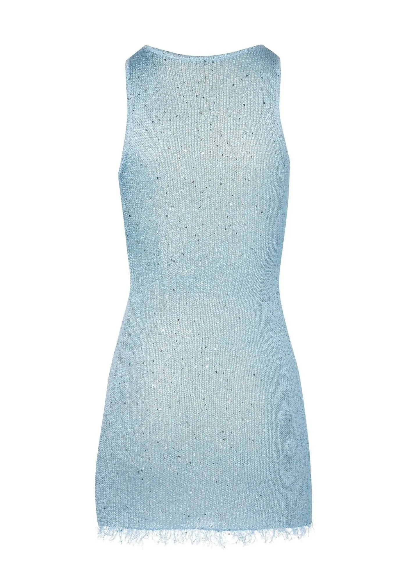 Asta Resort Natalia Mini Dress in Blue Sequin
