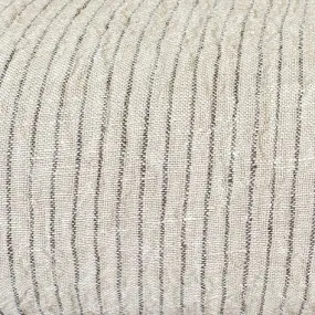 Athena linen stripe in Dove