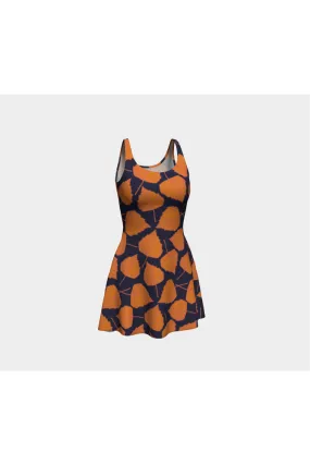 Autumn Leaves Flare Dress