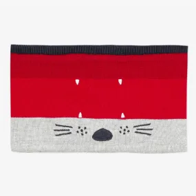 Baby boy color block knit snood