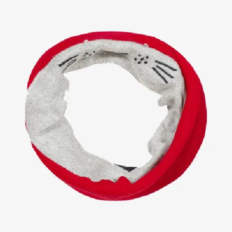 Baby boy color block knit snood