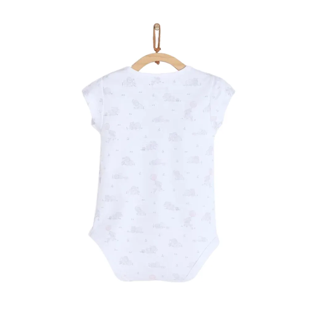 Babycottons Alfred & Colette Short Slveeve Body - Pink