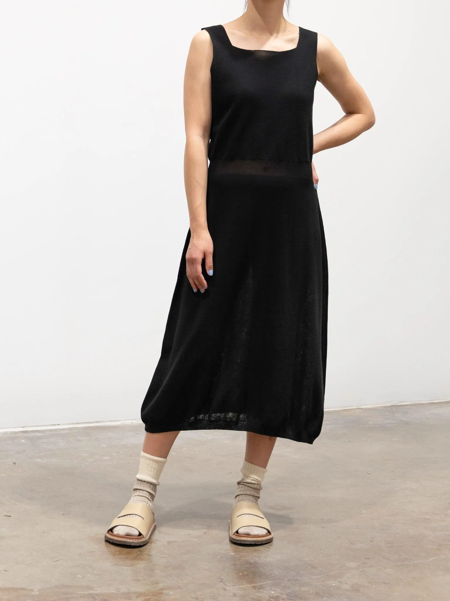 Ballet Dress - Black Light Cotton Knit