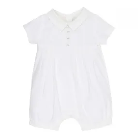 Bebe Boys Pleat Romper