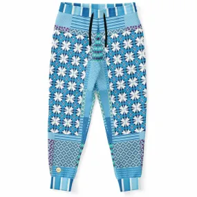 Blue Gypsy Patchwork Eco-Poly Unisex Joggers