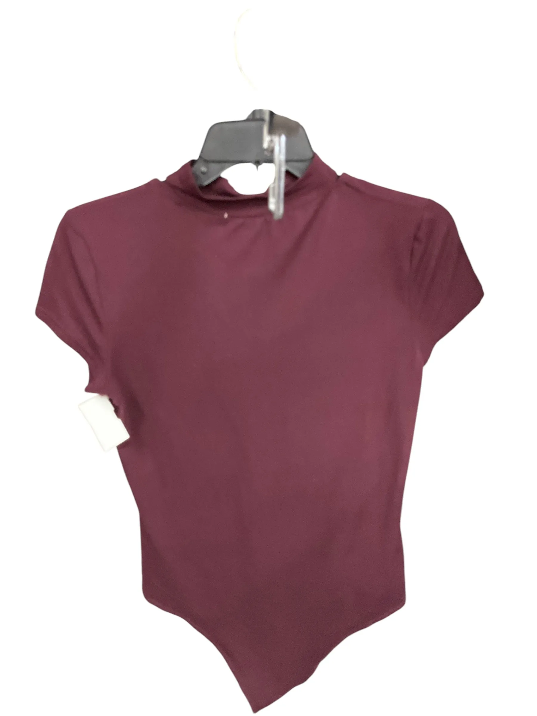 Bodysuit By Say What In Maroon, Size: M