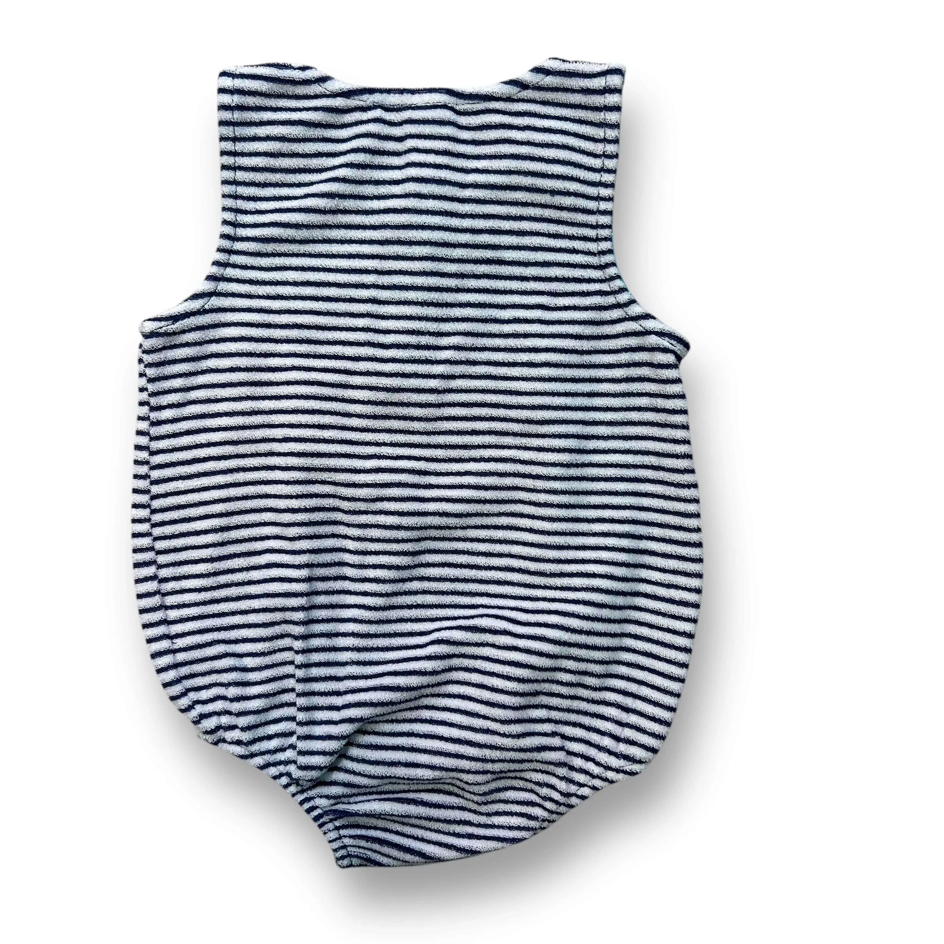 Boys Cat & Jack Size 18 Months Striped Terry Button Top Romper