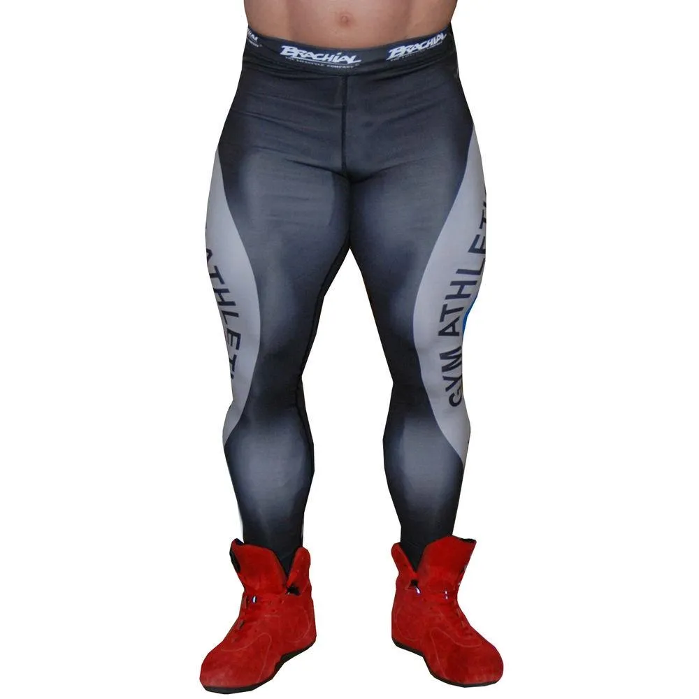 Brachial Compression Pants Professional - Black-Grey-Blue