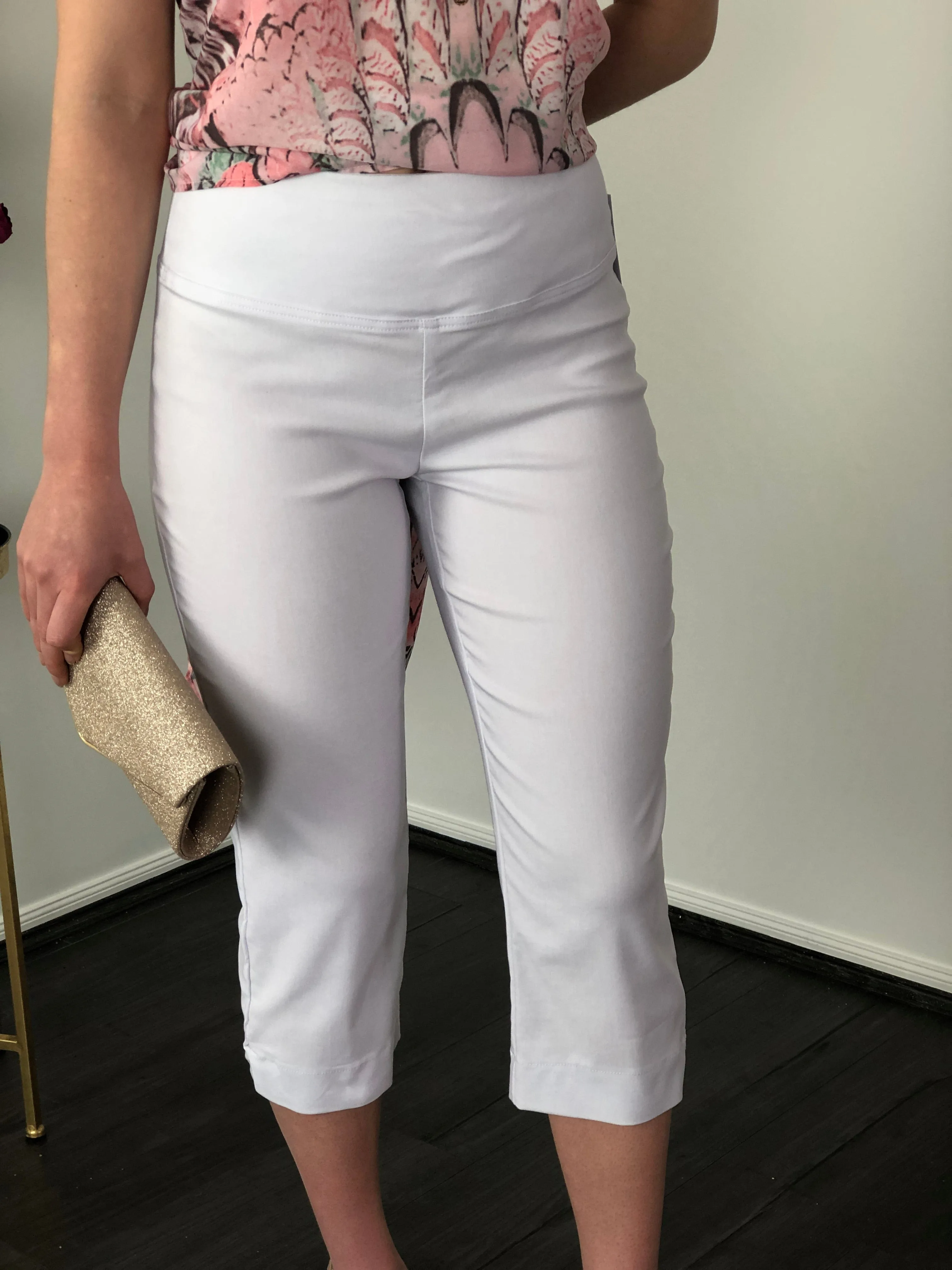Bryton White Stretch Pants