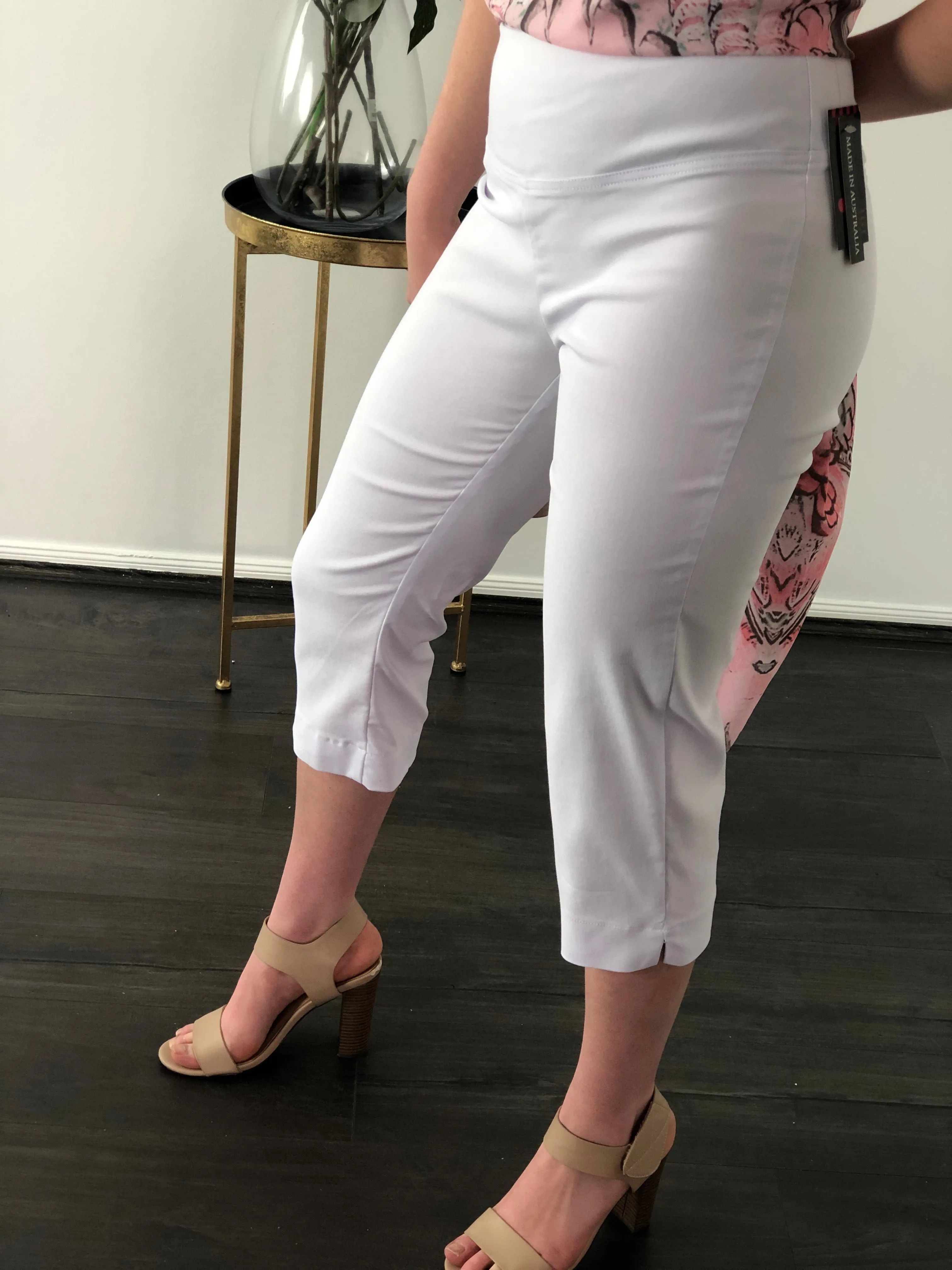 Bryton White Stretch Pants