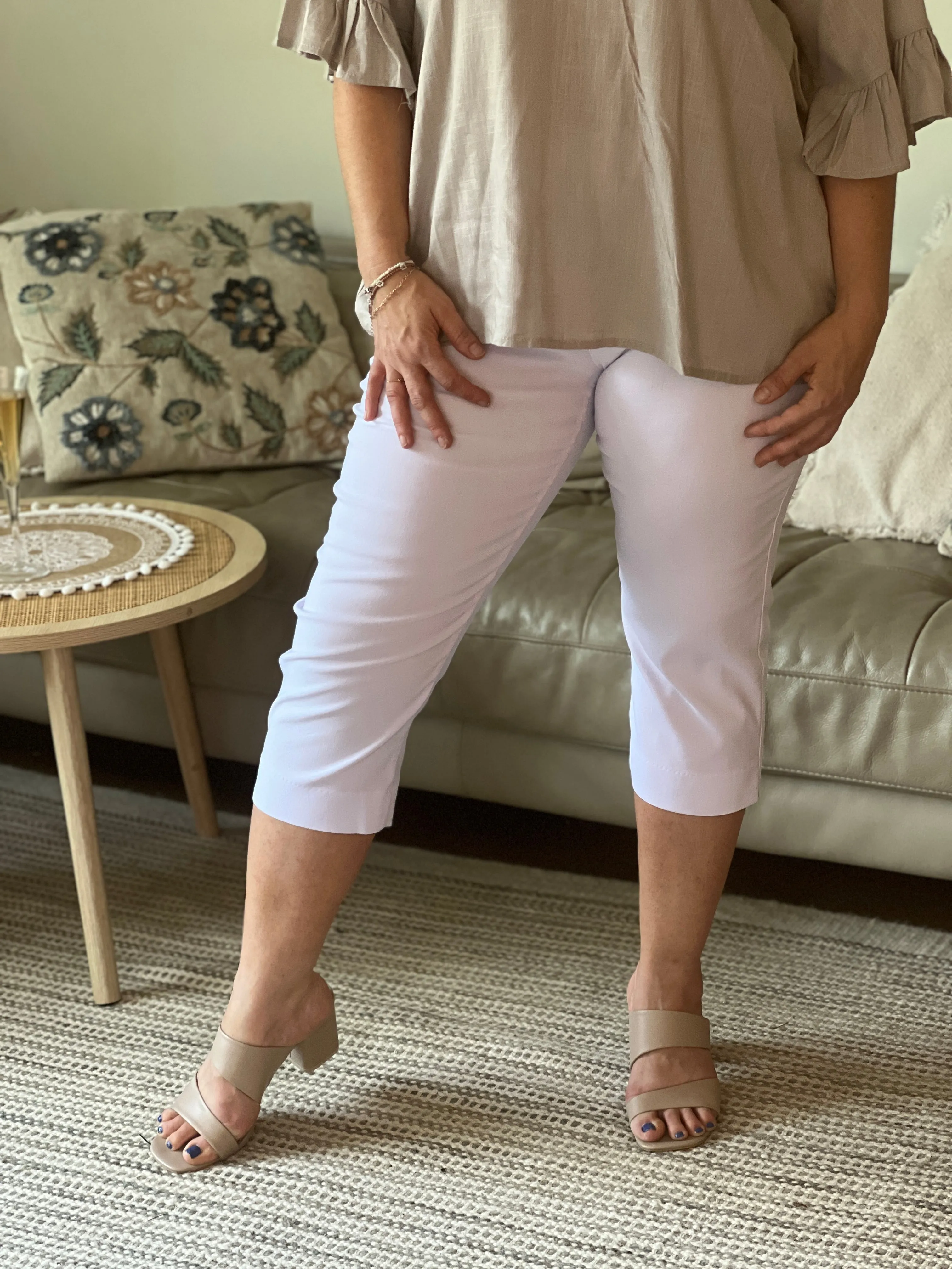 Bryton White Stretch Pants