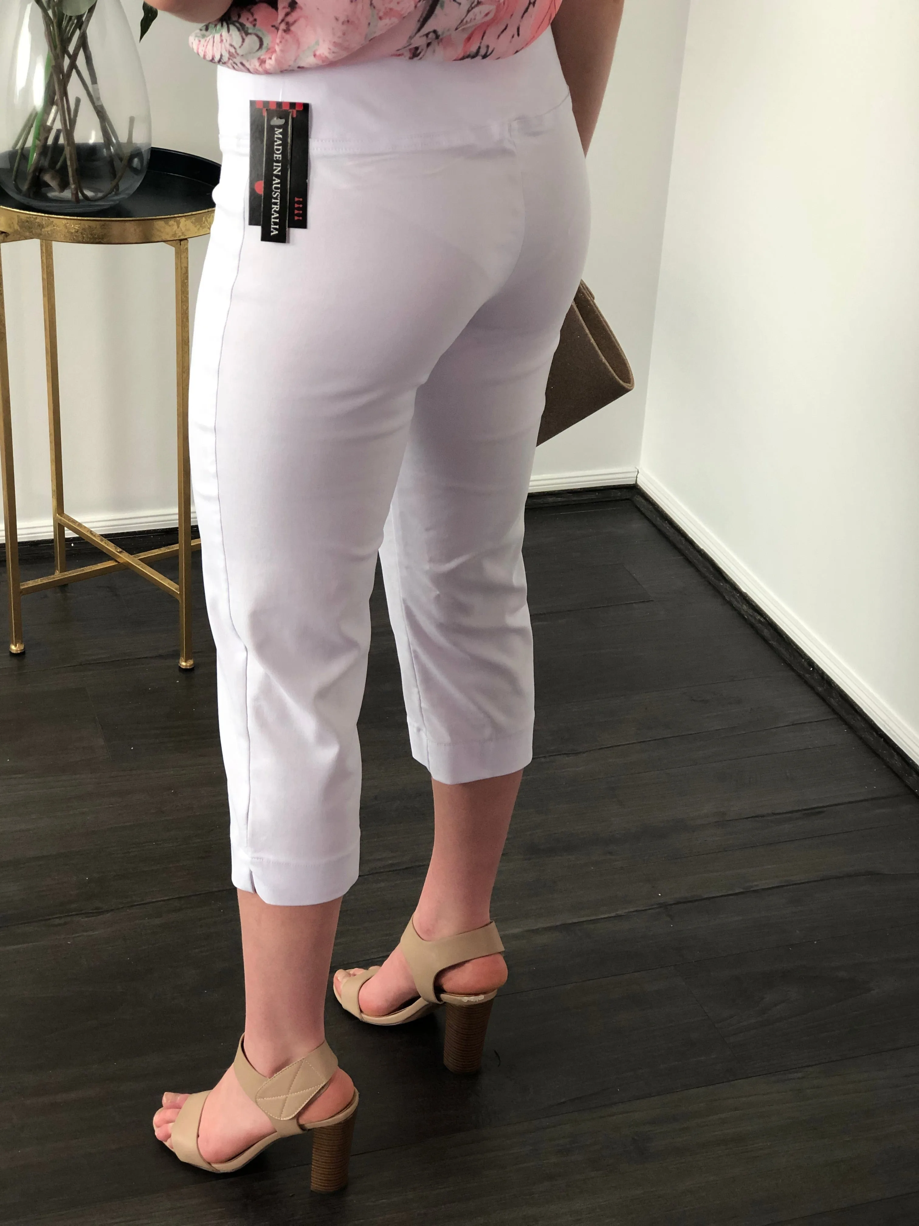 Bryton White Stretch Pants