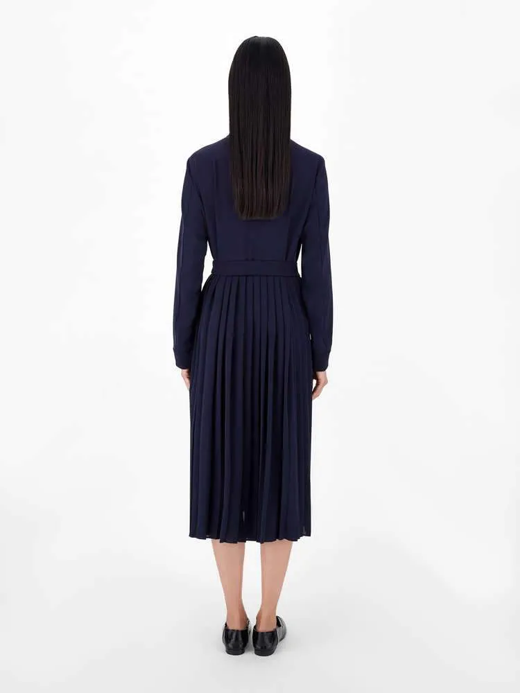 Capale Shirt-collar cady dress