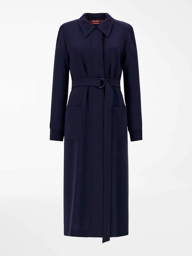 Capale Shirt-collar cady dress