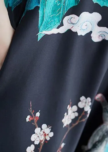 Casual Printed Wide-Leg Jumpsuit