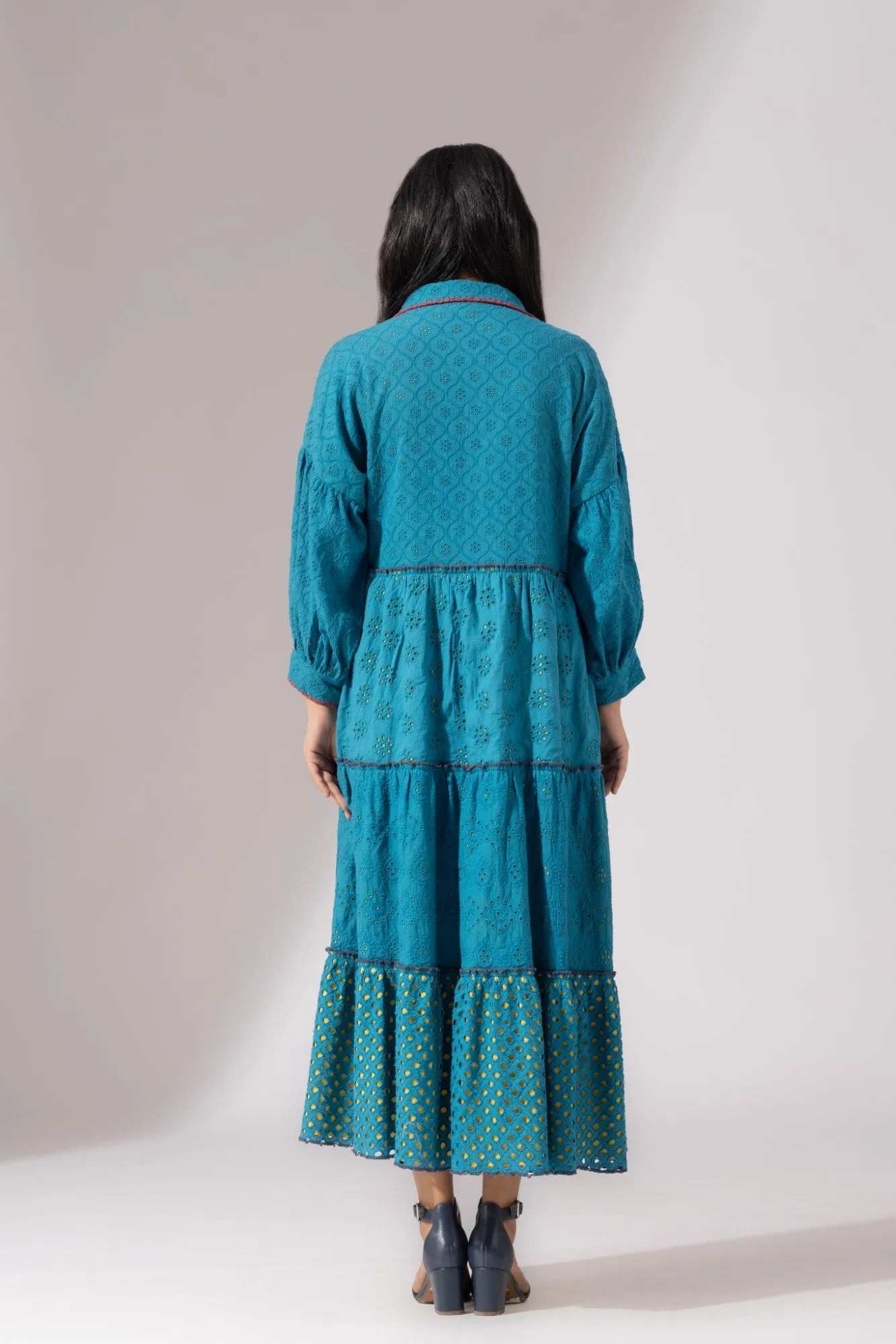 Celestial Grace Dress- French Blue