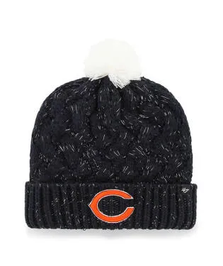 Chicago Bears - Navy Fiona Cuff Knit Beanie for Kids, 47 Brand by Southern Sportz Store