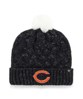 Chicago Bears - Navy Fiona Cuff Knit Beanie for Kids, 47 Brand by Southern Sportz Store